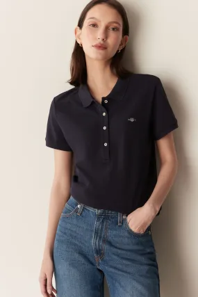 GANT Shield Cap Sleeve Piqué 100% Cotton Polo Shirt    