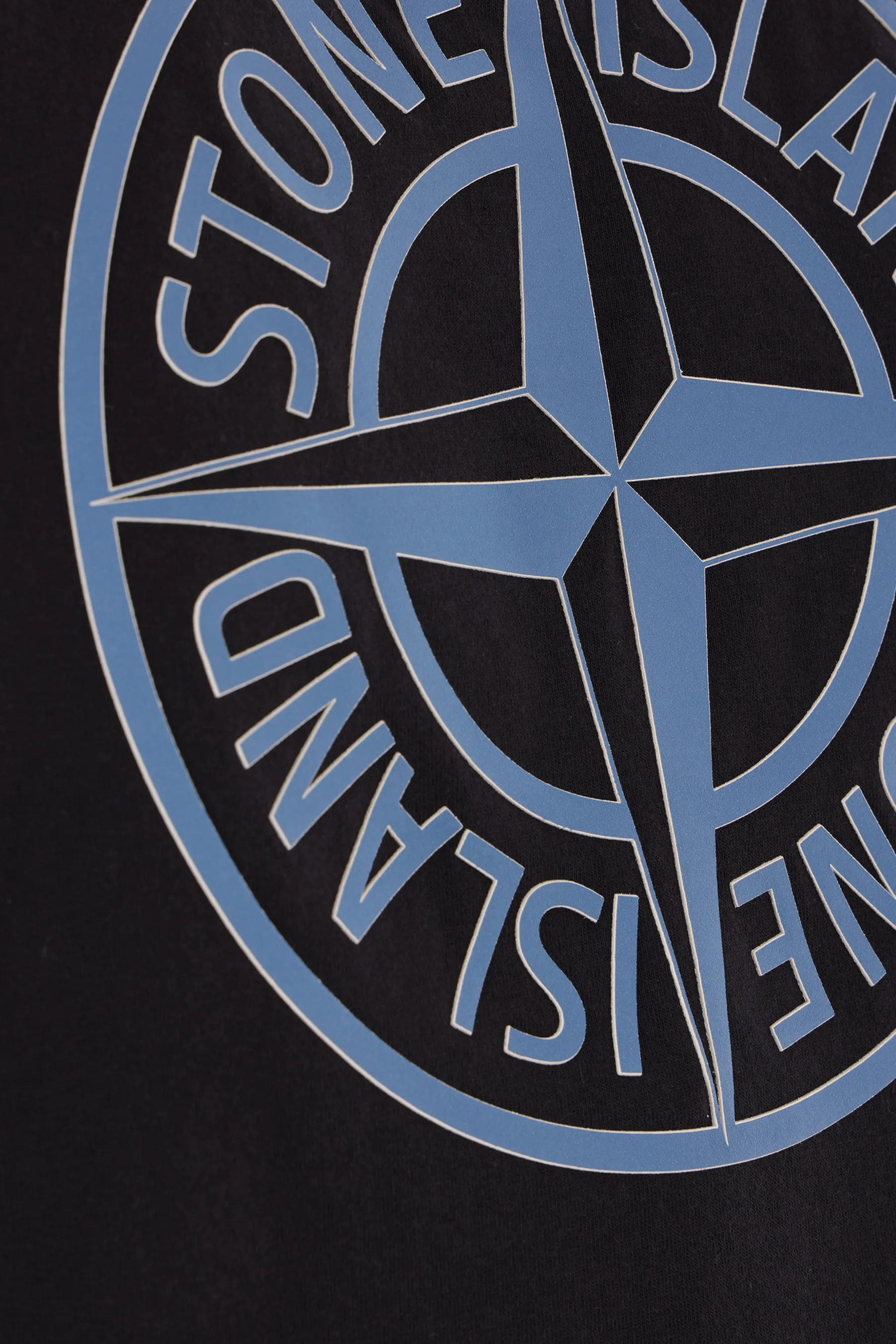  STONE ISLAND t-shirt in cotone stampa logo 
